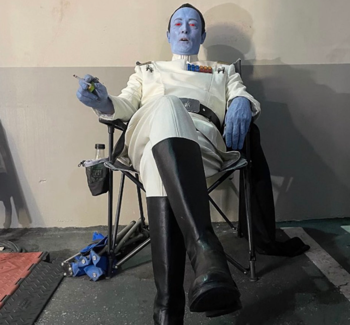 The meme features an image of a character from the Star Wars franchise, specifically a blue-skinned alien with a stern expression. The character is sitting in a chair, looking unimpressed, and the text "I find your lack of faith disturbing" is written below the image, referencing a famous line from the Star Wars franchise. The image is likely a humorous take on the character's serious demeanor, exaggerating his sternness for comedic effect.